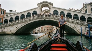 Gondola View of Rialto