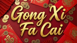 Gong Xi Fa Cai Typography