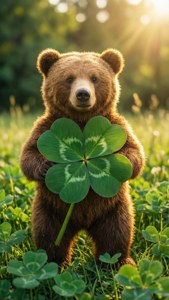 Good Luck Bear's Clover