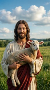 Good Shepherd with Lamb