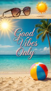 Good Vibes Summer Collage