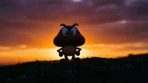Goomba Sunset Silhouette