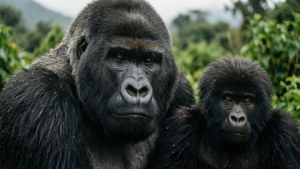Gorilla Family Portrait
