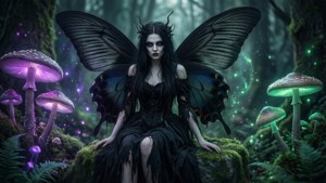 Goth Fairy Enchanted Forest