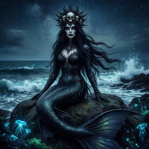 Goth Mermaid Night