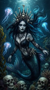Goth Mermaid of the Deep