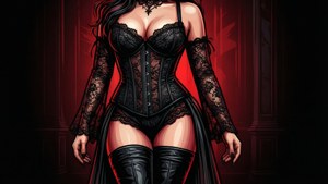 Gothic Burlesque Dancer