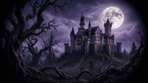 Gothic Castle Moon