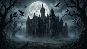 Gothic Castle Moon