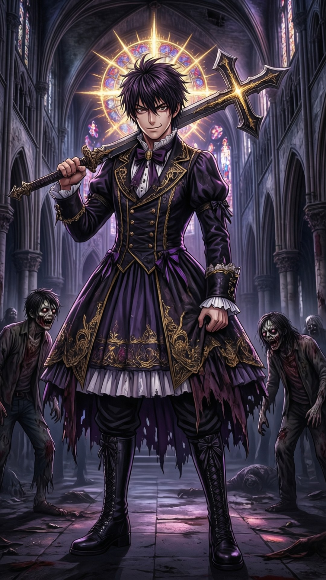 Gothic Cathedral Stand by Wallpapers.art Studio