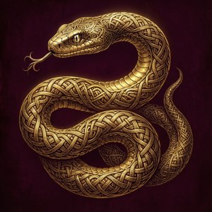 Gothic Gold Ouroboros