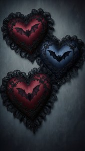 Gothic Lace Hearts