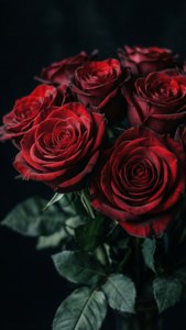 Gothic Red Roses
