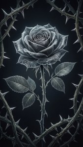 Gothic Rose Cutout