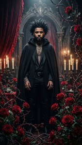 Gothic Rose Portrait