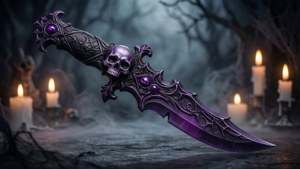 Gothic Skull Gacha Knife
