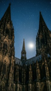 Gothic Spires Night
