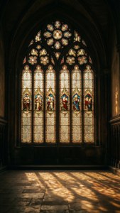 Gothic Stained Glass Window