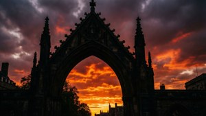 Gothic Sunset Arch