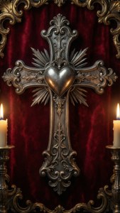 Gothic Velvet Cross