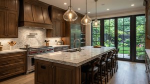 Gourmet Kitchen Garden View