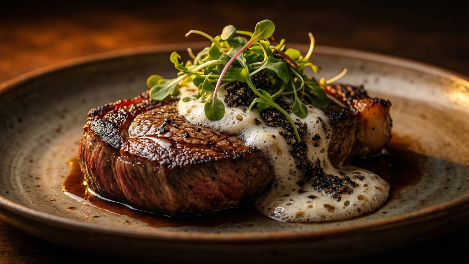 Gourmet Steak Perfection by Wallpapers.art Studio