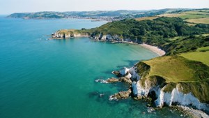 Gower Coastline Aerial