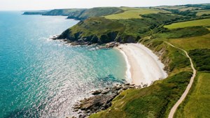 Gower Coastline Aerial
