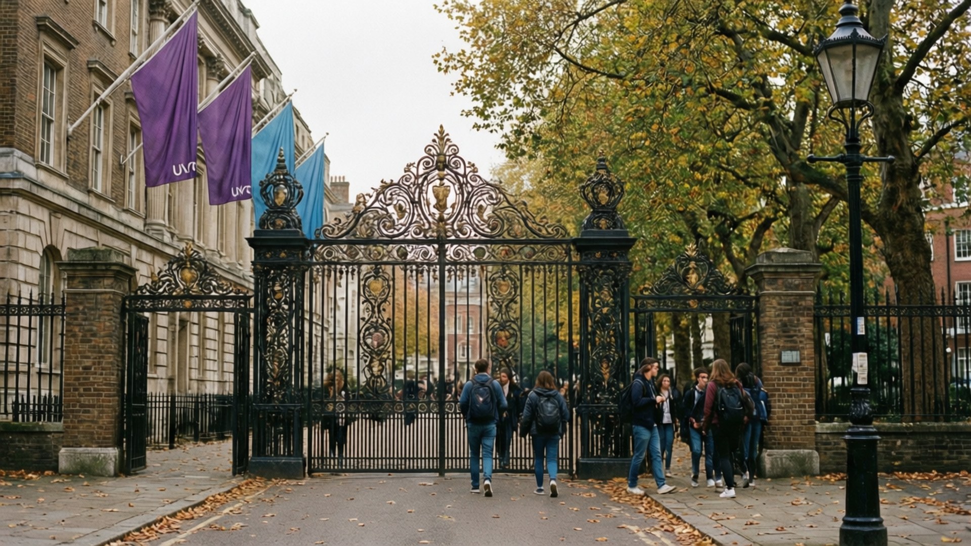 Gower Street Gateway by Wallpapers.art Studio