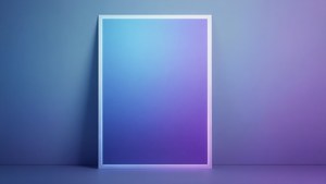 Gradient Blank Poster