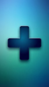 Gradient Blue Plus 3D