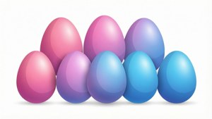 Gradient Easter Egg Collection