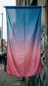 Gradient Flag Urban Wall