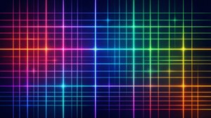 Gradient Grid Lines