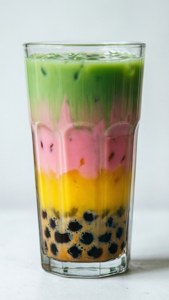 Gradient Layered Bubble Tea