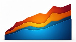 Gradient Stacked Area