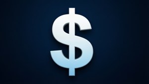 Gradient White Dollar