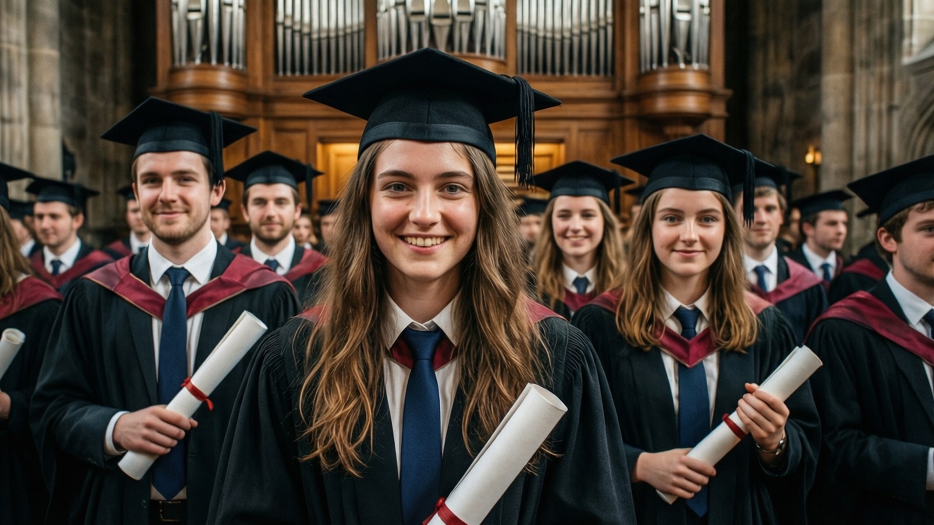 Graduation Day Ceremony by Wallpapers.art Studio