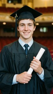 Graduation Glow Portrait
