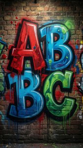 Graffiti ABC Wall