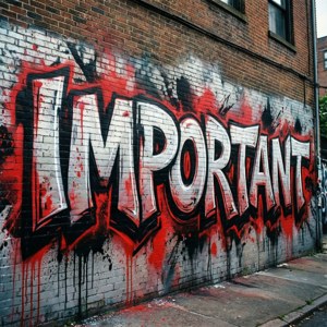 Graffiti Important Mural