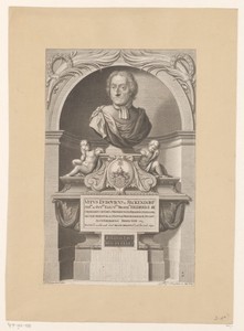 Grafmonument met buste van Veit Ludwig von Seckendorf