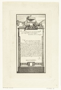 Grafmonument met gedicht voor schout-bij-nacht Willem Krul