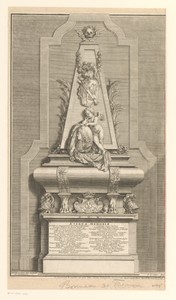 Graftombe van Henri Bonneau de Trassy in de kathedraal van Doornik