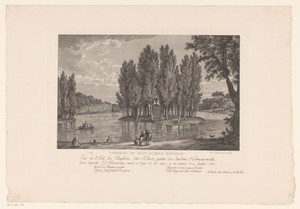 Graftombe van Jean-Jacques Rousseau op het Ile des Peupliers te Ermenonville