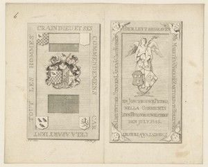 Grafzerk van de heren van Randerode, van der Aa en de grafzerk van Maarten van Naarden en Petronella Osbrechts