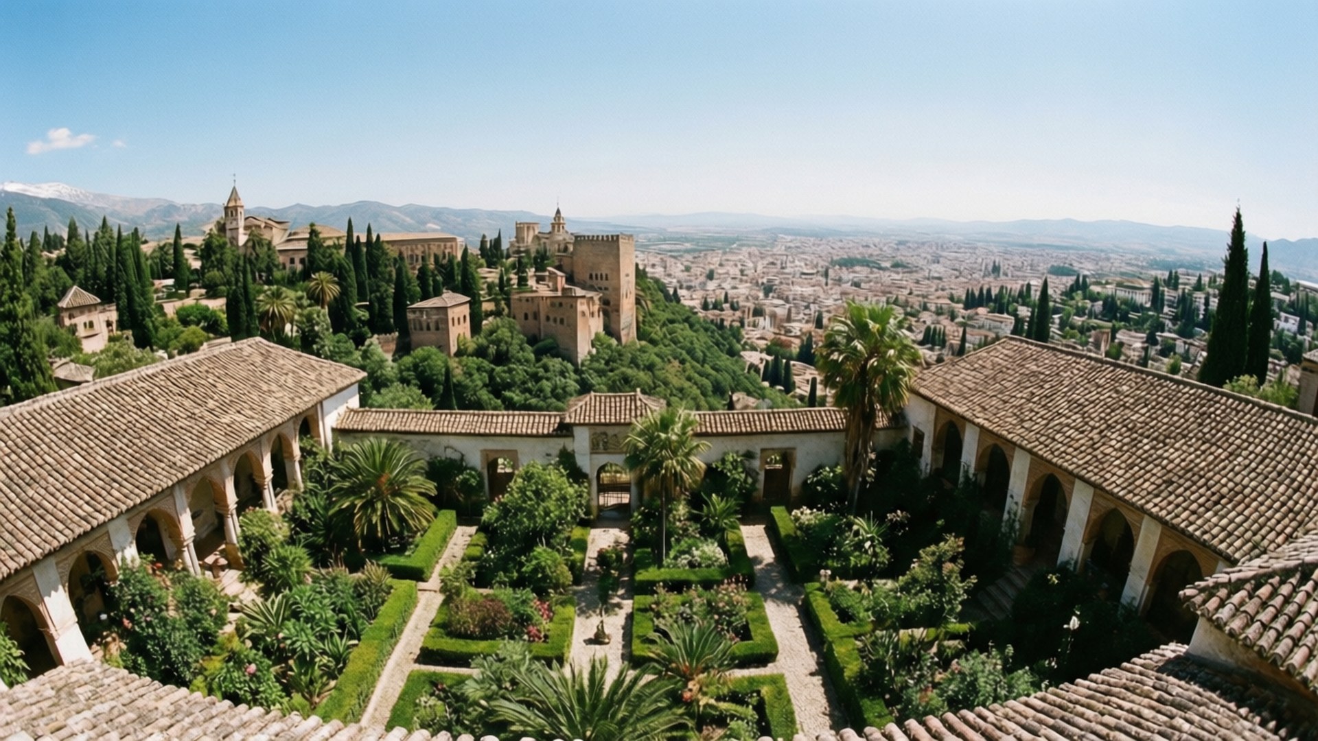 Granada Panorama by Wallpapers.art Studio
