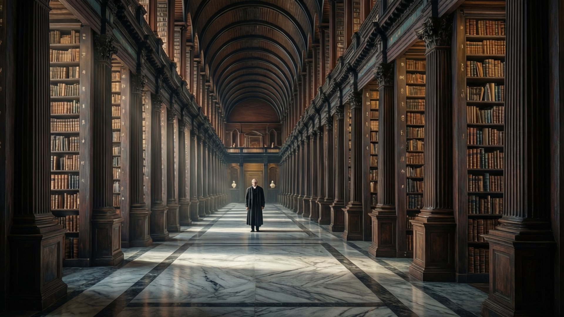 Grand Library Figure by Wallpapers.art Studio