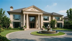 Grand Mansion Entrance