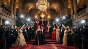 Grand Red Carpet Entrance